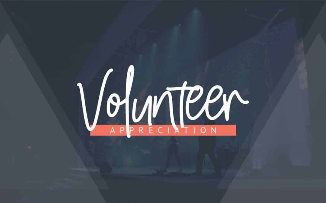 Volunteer Appreciation Service