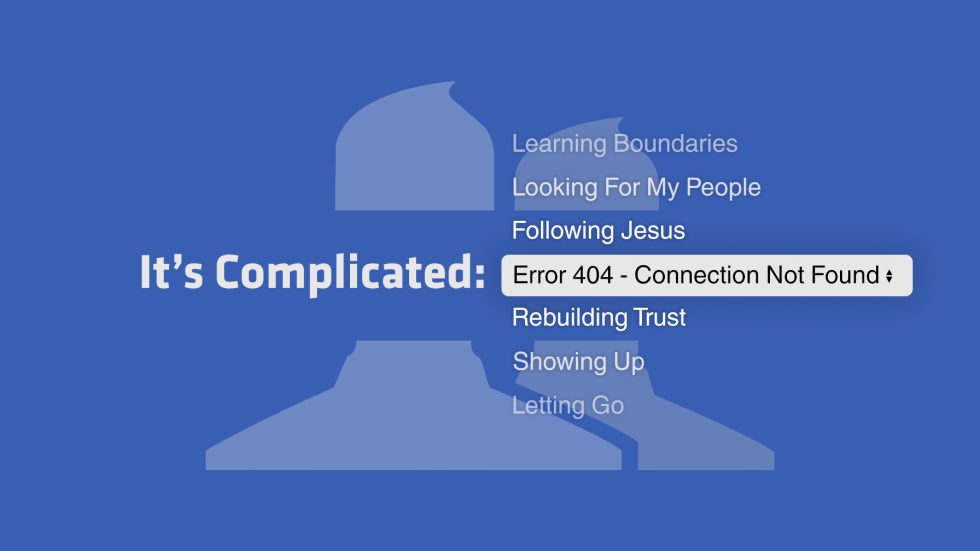 Error 404 – Connection Not Found
